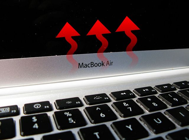 How to cool down a MacBook Air ... fast